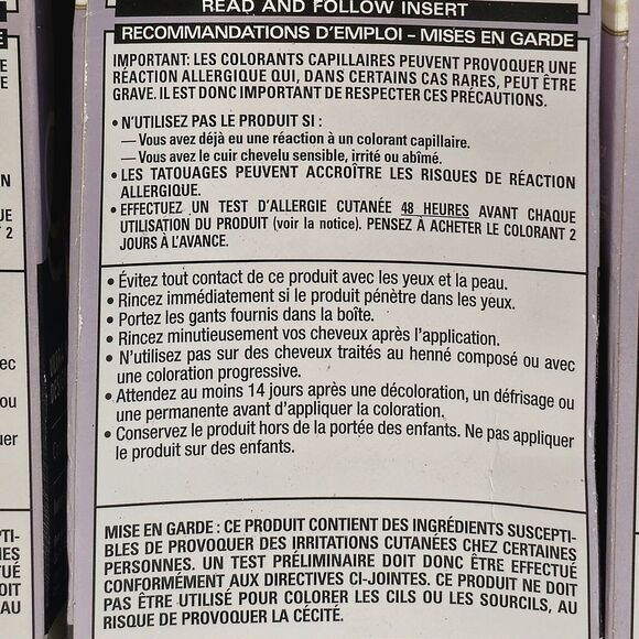 Lot Of 3 Dark And Lovely 1 Super Black Go Intense Ultra Vibrant Hair Color Dye - Picture 10 of 10